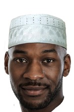 Cappello kofia bianco berretto - bianco,
