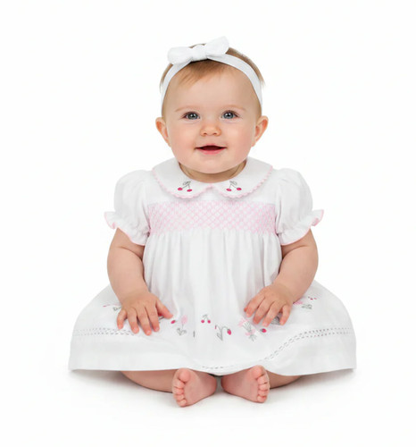 Vestito estivo bambina bianco