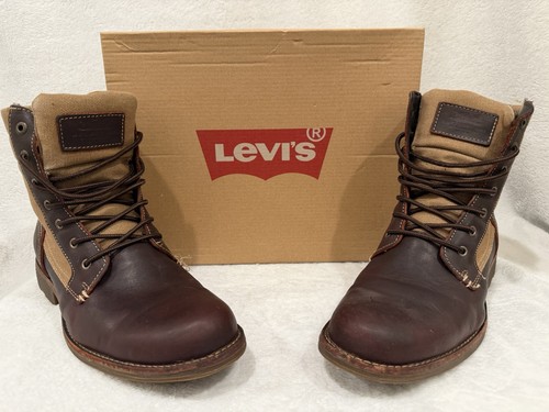 Stivali levi uomo bordeaux - uomo,