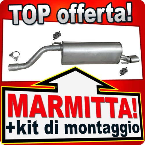 Silenziatore posteriore per - silenziatore,
