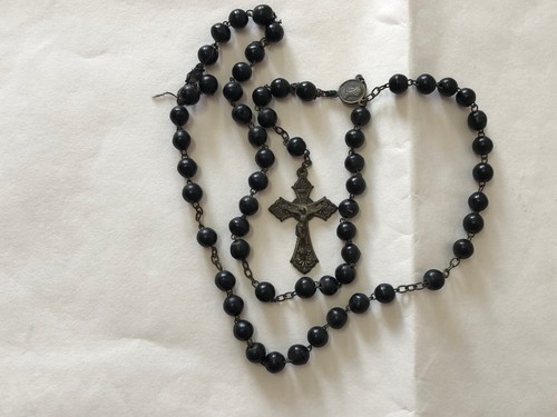 Vecchio rosario con crocifisso - vecchio,