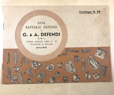 CATALOGO macchine da cucire - maglieria, DEFENDI catalogo n. 86