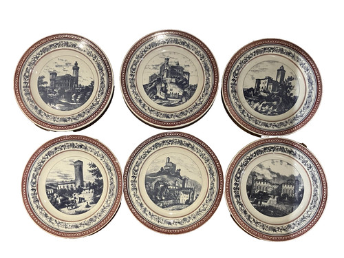 Set piatti ceramica - set, castelli