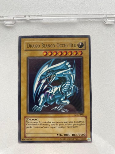 Drago bianco occhi blu - blu,