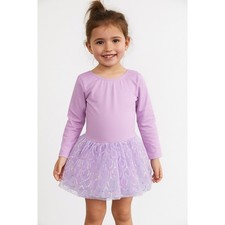 Vestito body danza viola