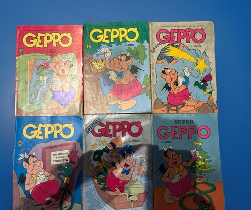 Geppo fumetti lotto - geppo,