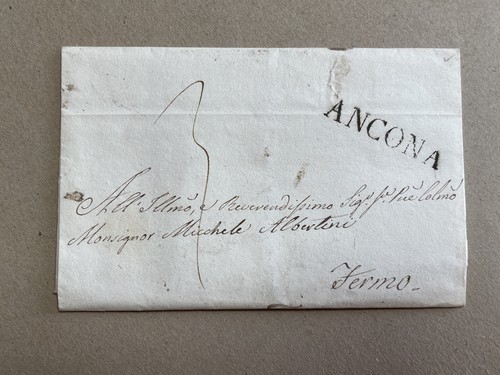 Lettera prefilatelica - a),