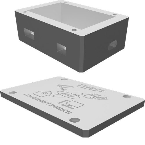 Custodia relè wifi smart - custodia,