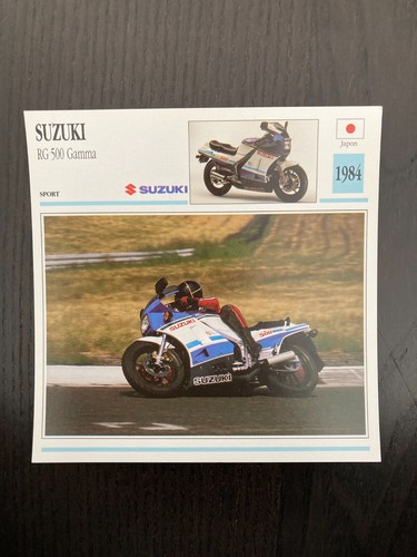 Carte fiche moto collection - carte,