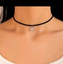 Collana In Caucciù Nero