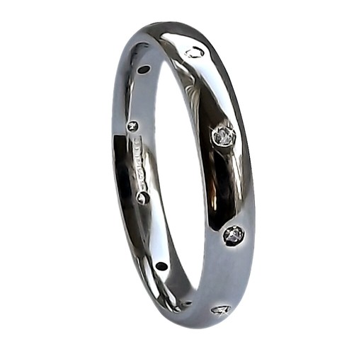 3mm 950 platino marchiato - 3mm,