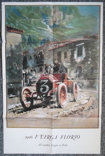 Poster fiat 1906 targa florio - fiat,