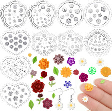 10 Pcs Small Flower Polymer