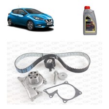 Kit distribuzione + p acqua + antigelo per Nissan Micra V 1.5 Dci gasolio 2016+