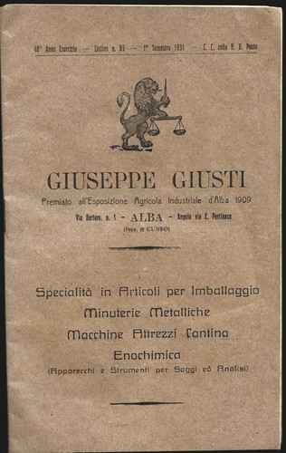 Catalogo 1931 giuseppe - 1931,