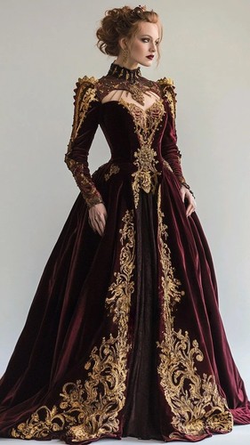 Elegante lussuoso abito - , da