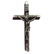 Crocifisso pendente in metallo - cm 5x3