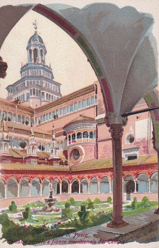 Cartolina pavia certosa - ,certosa,