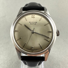 Glycine Altus 1960s, steel case, Swiss Made, AS 1686