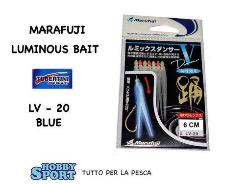 Luminous bait 20 blue - luminous, 6