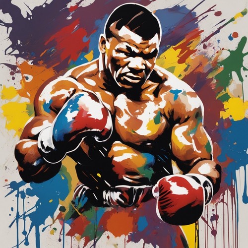 Iron mike tyson - iron, arte