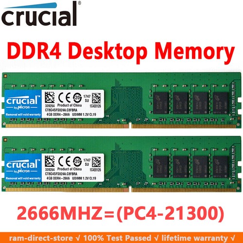 Crucial ddr4 2x4 - gb,