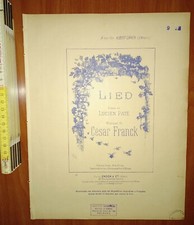 Franck cesar lied canto - franck, e