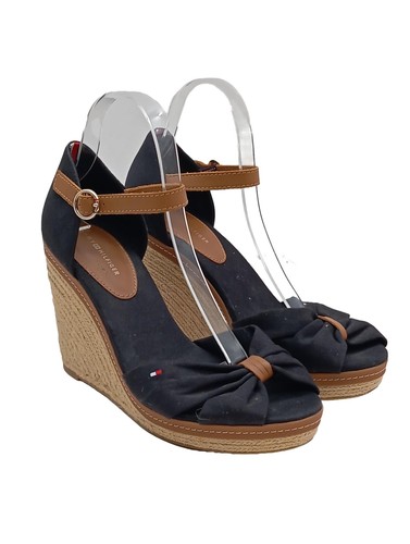 Tommy hilfiger sandalo zeppa - tommy,