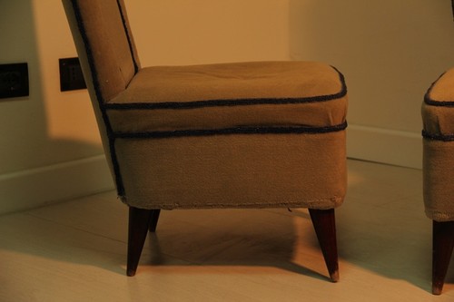 Coppia poltrone basse - , con