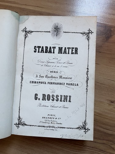 Rossini stabat mater - mater, brandus/