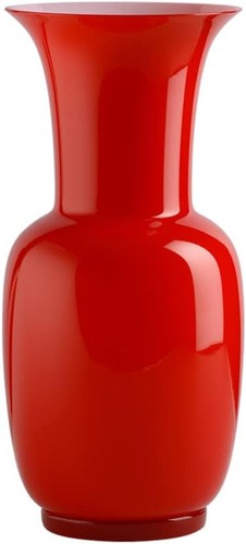 Venini vaso opalino rosso - venini,