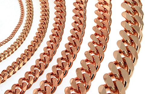 Bracciale grumetta oro rosa - bracciale,