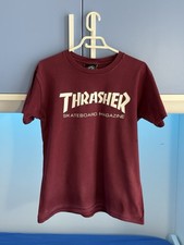 Thrasher Skateboard Magazine – Taglia S Bordeaux