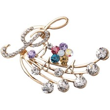  Spilla da cappotto con nota