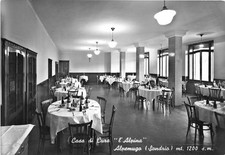 Cartolina  Alpemugo  Casa di Cura L'Alpina  sala pranzo  anni '60 (Sondrio)