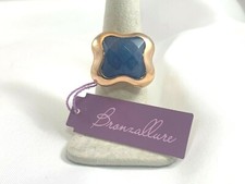 ANELLO Bronzallure pietra blu