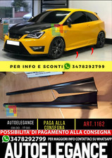 💥1162 MINIGONNE ADATTO PER SEAT IBIZA 6J 2008-2017 3 PORTE GREZZE💥