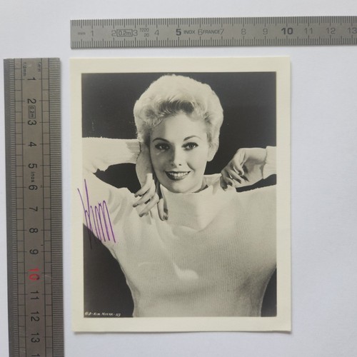 Kim novak autographe signed - kim,