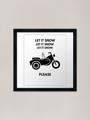 Sidecar let snow design - snow,