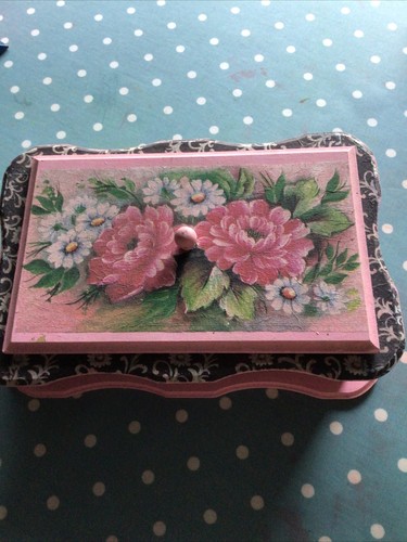 Hand made decoupage and - hand,
