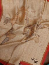 Foulard Alviero Martini 1A Classe geo classic grande Donnavventura bordo rosso