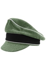 Berretto da campo tedesco Waffen Elite M37 fanteria lana frantoio berretto