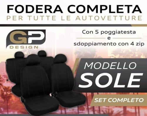 Sole coprisedili nero - sole,
