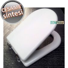 NUOVO SEDILE COLORE BIANCO EURO PER WC SINTESI CESAME ACB ERCOS LINEA SMART WC