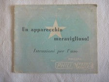 Libretto istruzioni rasoio