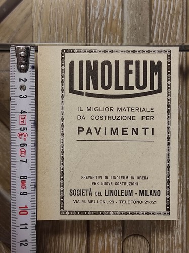 Antica pubblicità del - , 1923