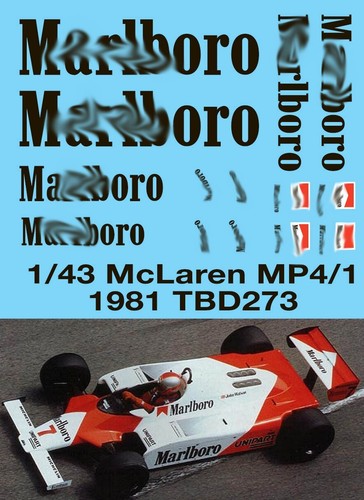 Decals per mclaren mp4 1 - per,