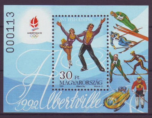 Ungheria 1991 albertville - -,