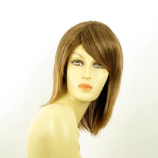 Parrucca donna castano chiaro mechato biondo dorato rame: rita 6bt27b