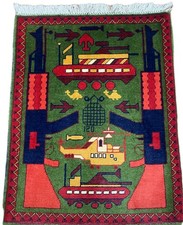 Tappeti Guerra Afgana Fatti a